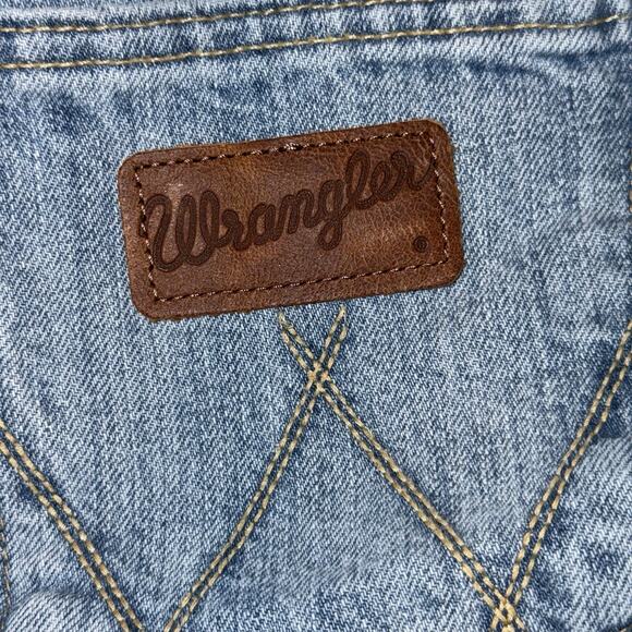 Wrangler Retro Relaxed Boot Jeans Mens 38x36 Light Wash Denim Western Fit Cowboy - Picture 14 of 14